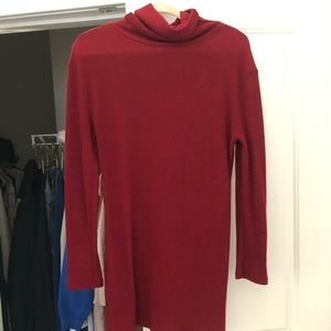 Turtleneck Sweater Dress